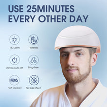 Load image into Gallery viewer, Aimanfun Laser Red Light Therapy for Hair Growth - FDA Cleared Hair Loss, Hair Thinning & Alopecia Treatment for Men & Women - Laser Cap for Hair Regrowth Stimulate Denser Fuller Hair