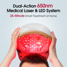 Load image into Gallery viewer, Aimanfun Laser Red Light Therapy for Hair Growth - FDA Cleared Hair Loss, Hair Thinning & Alopecia Treatment for Men & Women - Laser Cap for Hair Regrowth Stimulate Denser Fuller Hair