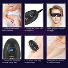 Load image into Gallery viewer, Aimanfun Laser Hair Removal Device Air 10 Ipl Gift for Women and Men, Permanent Hair Reduction for Nearly Painless, Dual Lights, Skin Sensor & USHR Mode Hair Removal in 10mins from Home