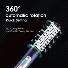 Load image into Gallery viewer, Hair Dryer Brush Fast Heating Hair Straightener Brush,Negative Ion Hair Dryer & Curler Straightening Brush,Detachable Brush Head 3-in-1